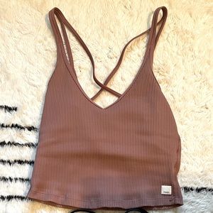 Vuori Rib Crop Tank size small